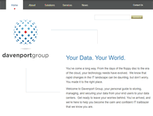 Tablet Screenshot of davenportgroup.com